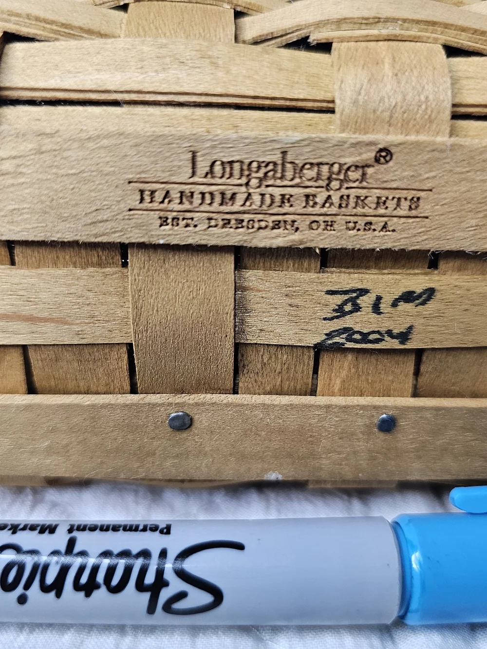 Longaberger 2004 Hostess Appreciation Basket